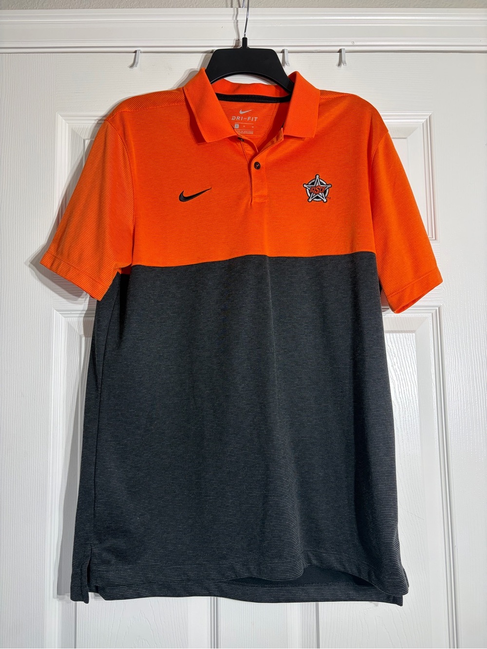 Nike OSU Oklahoma State Cowboys Polo Shirt Medium
